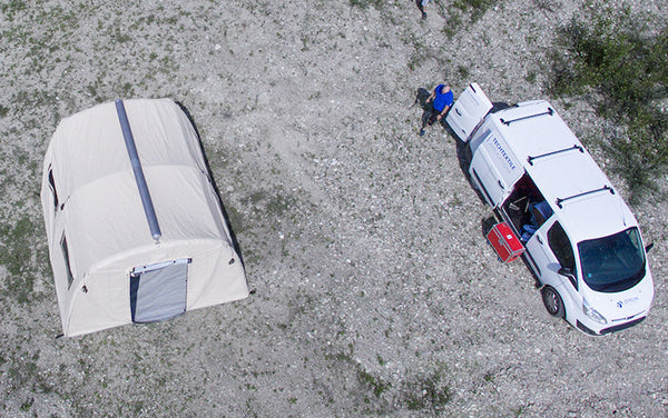 Negative Pressure Inflatable Medical or Industrial Tent